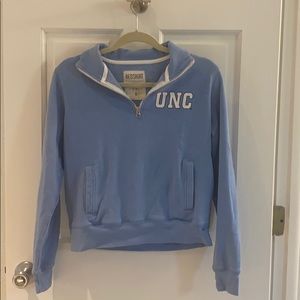 Blue UNC Quarter Zip